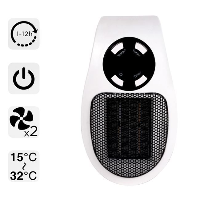 Mini Aeroterma Portabila 500W - Încălzire Rapidă în 30 Secunde